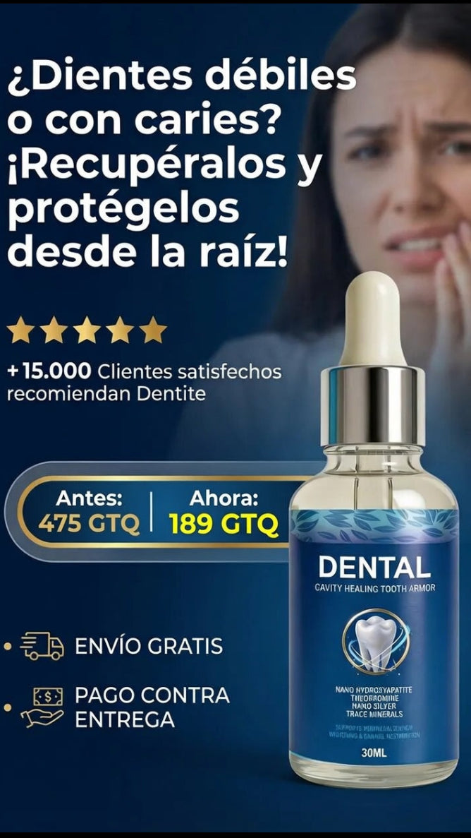 Dentite Tooth Armor Oralhoe | Escudo dental avanzado y reparador de esmalte