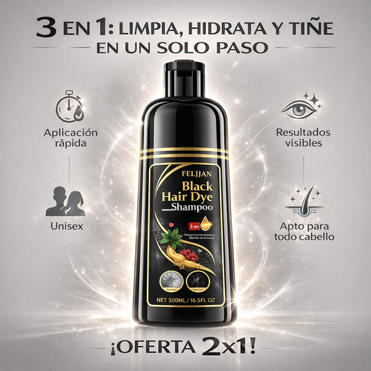 Shampoo 3 EN 1 | Adios a las canas