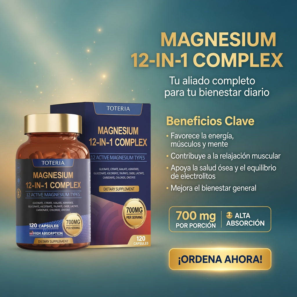 Magnesio 12 en 1 | Totaria Health