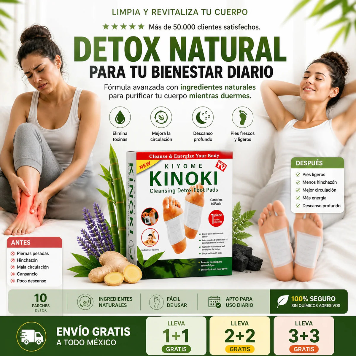 Kinoki | Detox Foot Patches - Desinflamatorios